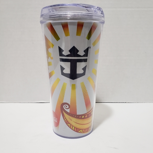 Royal Caribbean Cruise Line Coca Cola Reusable Travel Cup Tumbler - Picture 1 of 10